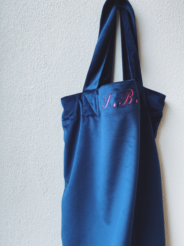TOTE BAG IN VELLUTO
