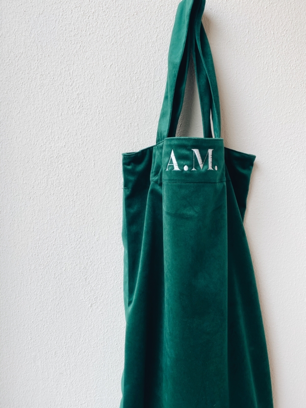 TOTE BAG IN VELLUTO