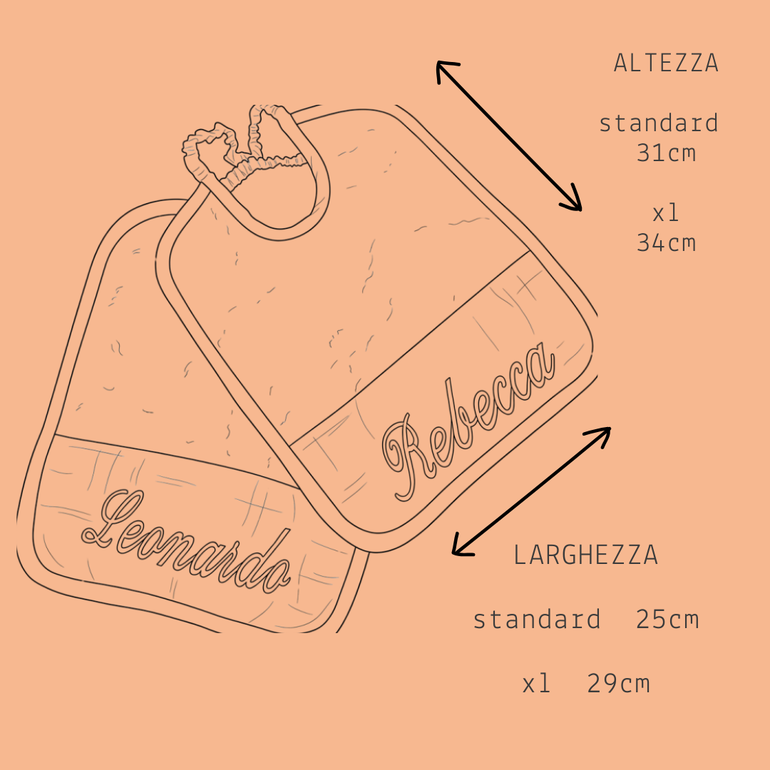 BAVAGLIO ASILO CON BALZA IN LINO