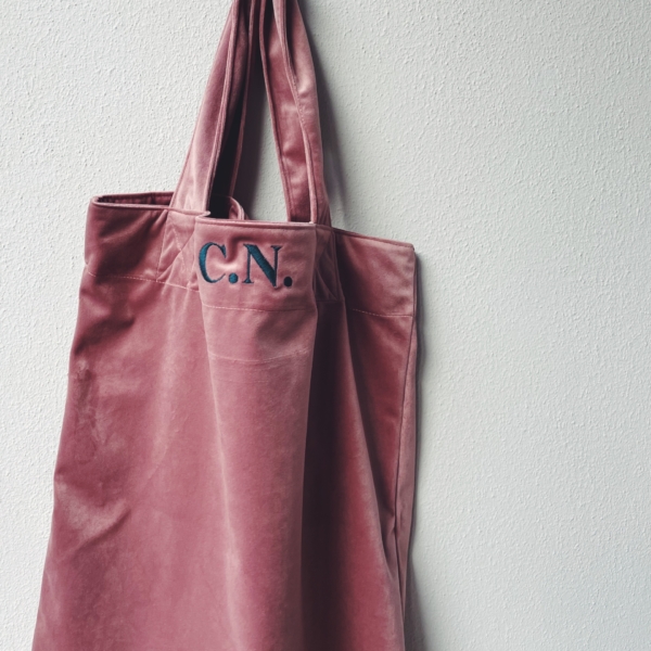 TOTE BAG IN VELLUTO