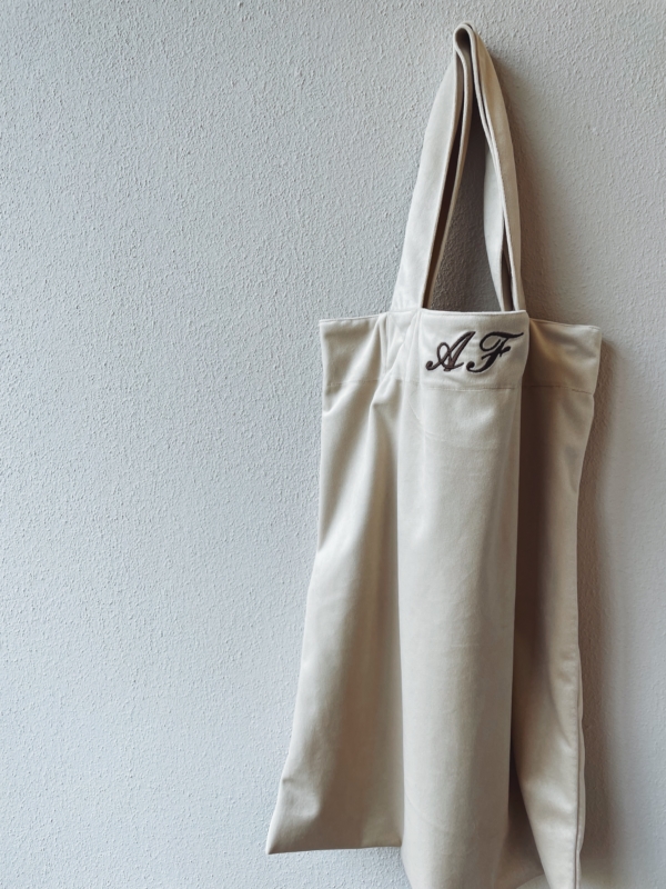 TOTE BAG IN VELLUTO