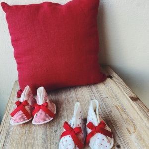 SCARPETTE IN TESSUTO - NATALE