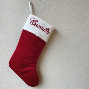 CALZA BEFANA IN VELLUTO