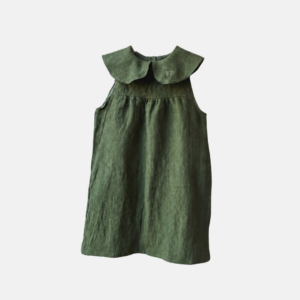VESTITO MAXI COLLETTO IN LINO