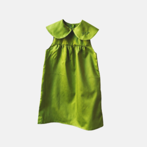 VESTITO MAXI COLLETTO IN RASO
