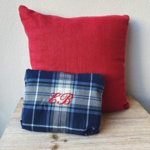 POCHETTE TARTAN ricamo: EB