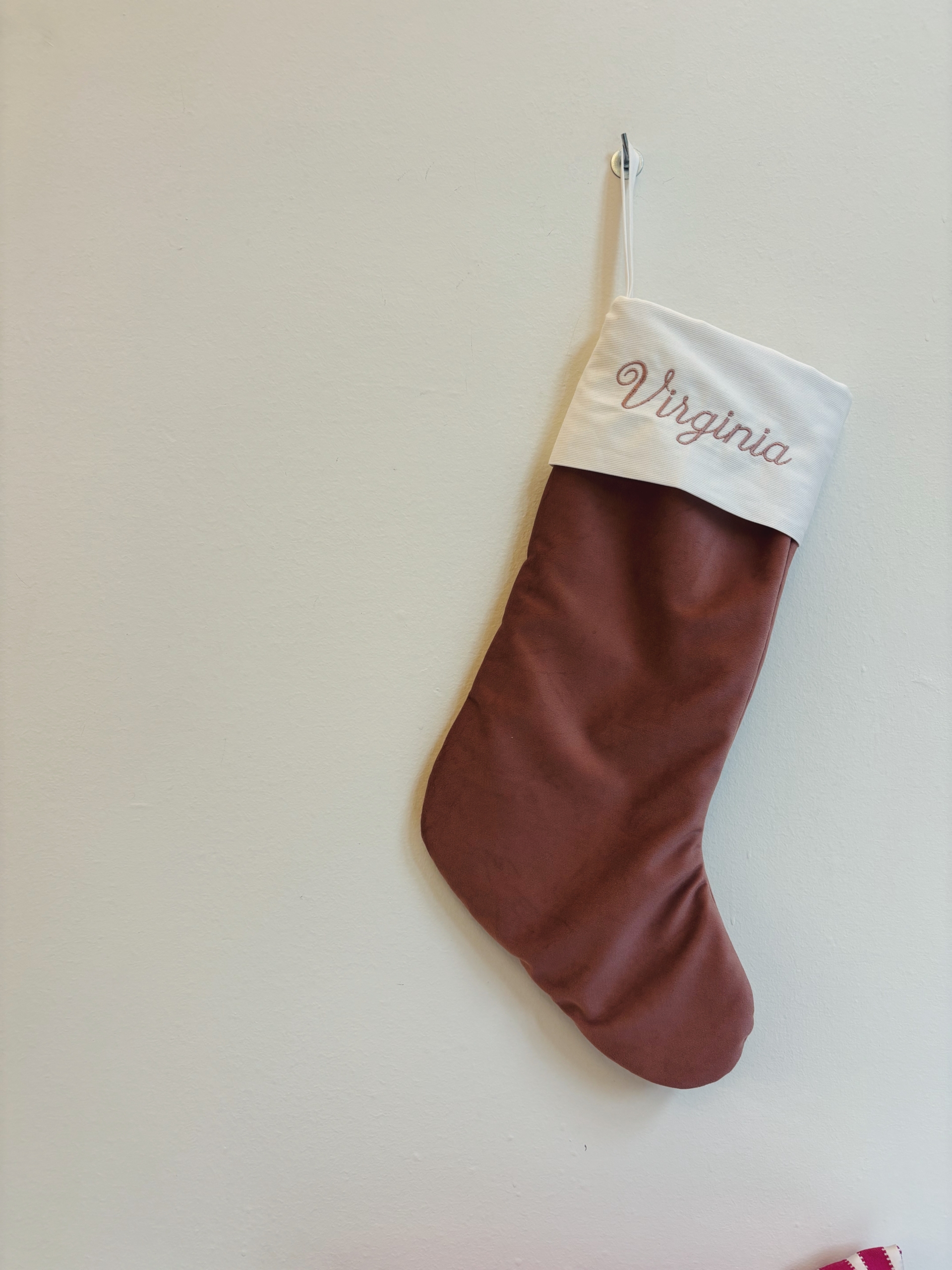 CALZA BEFANA IN VELLUTO