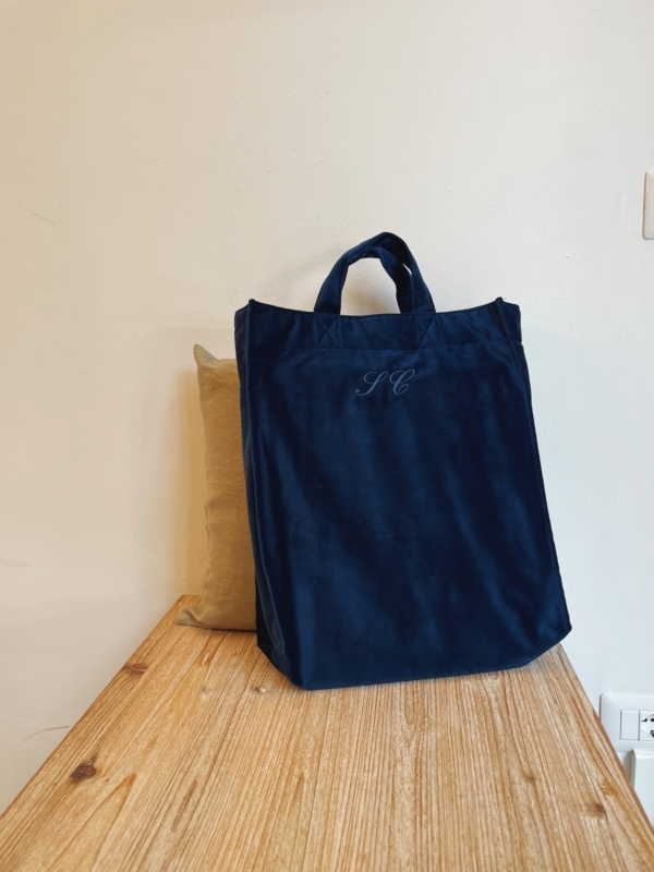 JOB BAG VELLUTO ricamo: SC