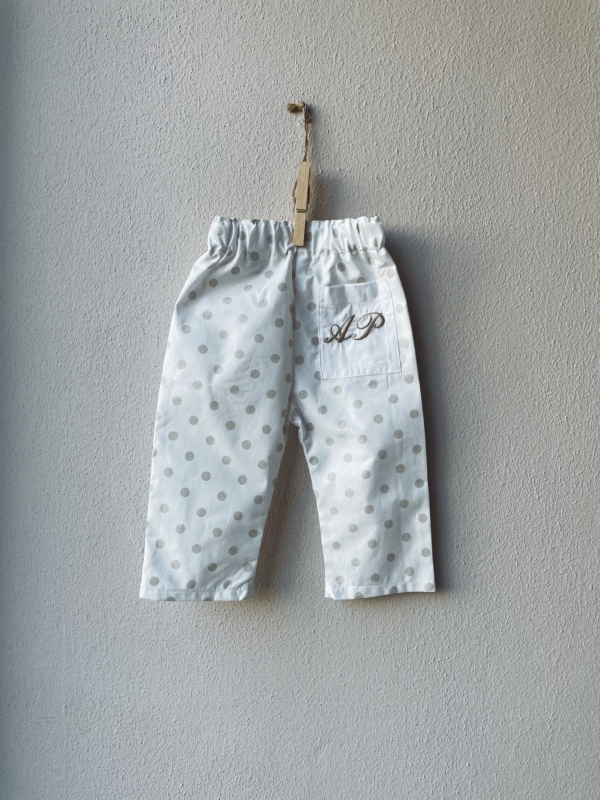 PANTALONE TASCA 80cm ricamo: AP