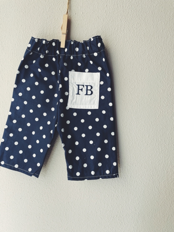 PANTALONE TASCA 80cm ricamo: FB