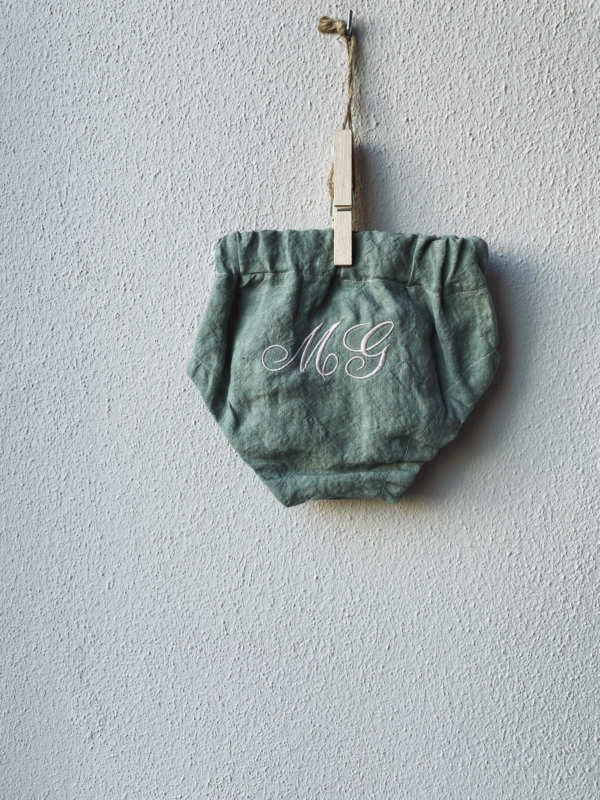 CULOTTE LINO 68cm ricamo: MG