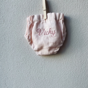 CULOTTE LINO 62cm ricamo: VICKY