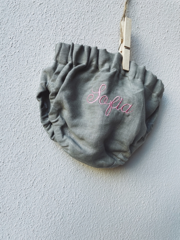 CULOTTE LINO 80cm ricamo: SOFIA