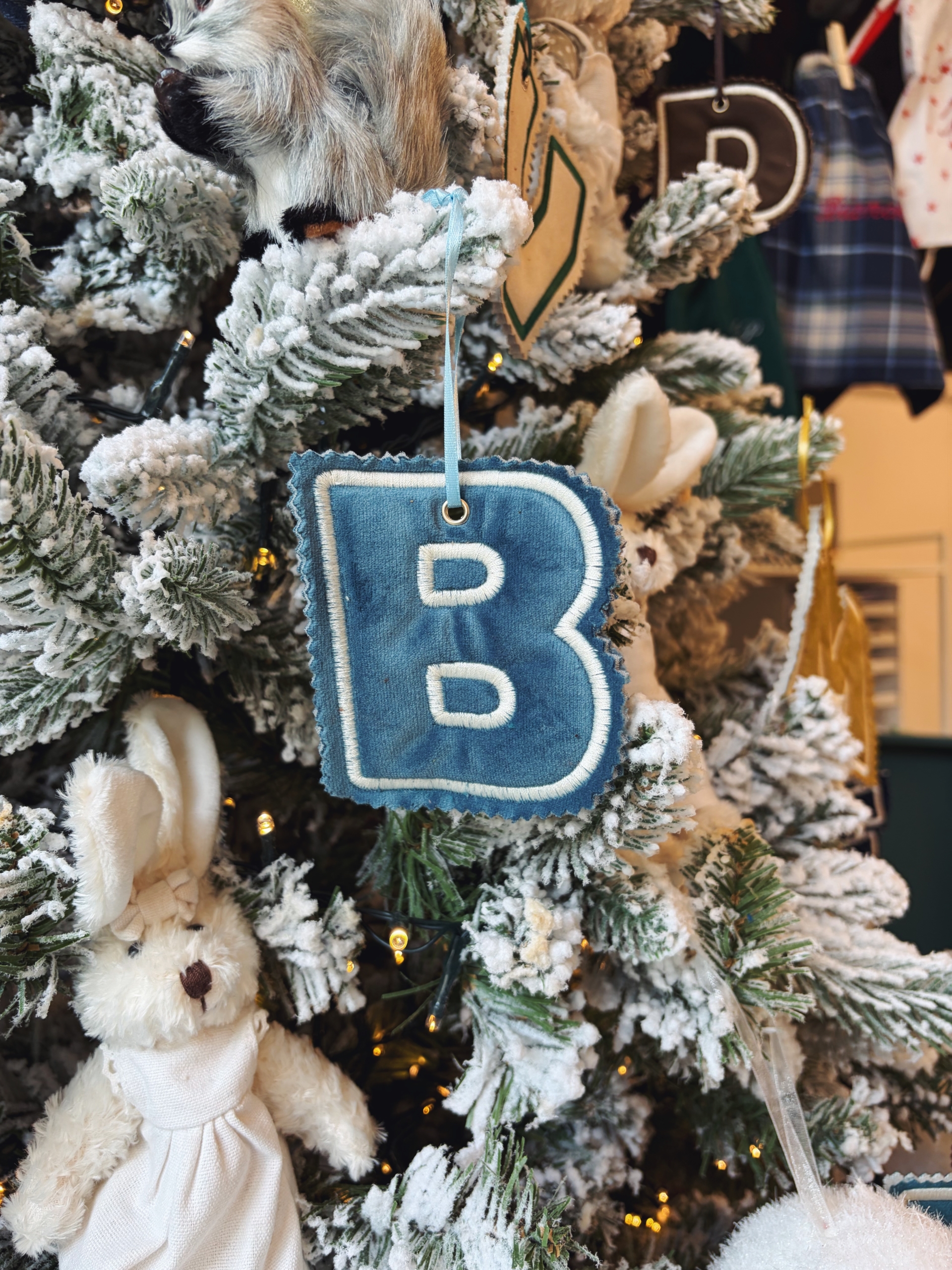 LETTERA per ALBERO di NATALE - VELLUTO