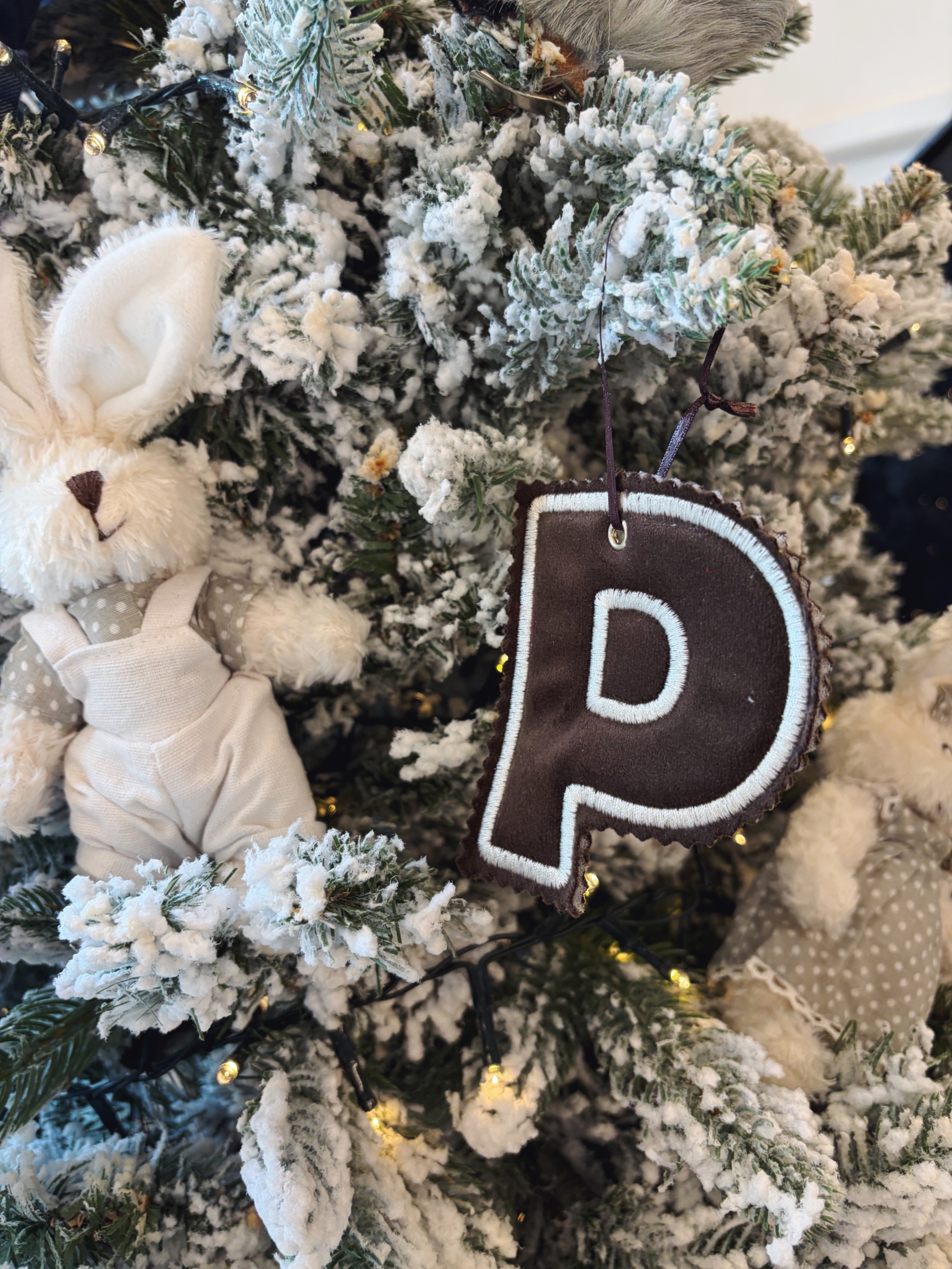 LETTERA per ALBERO di NATALE - VELLUTO