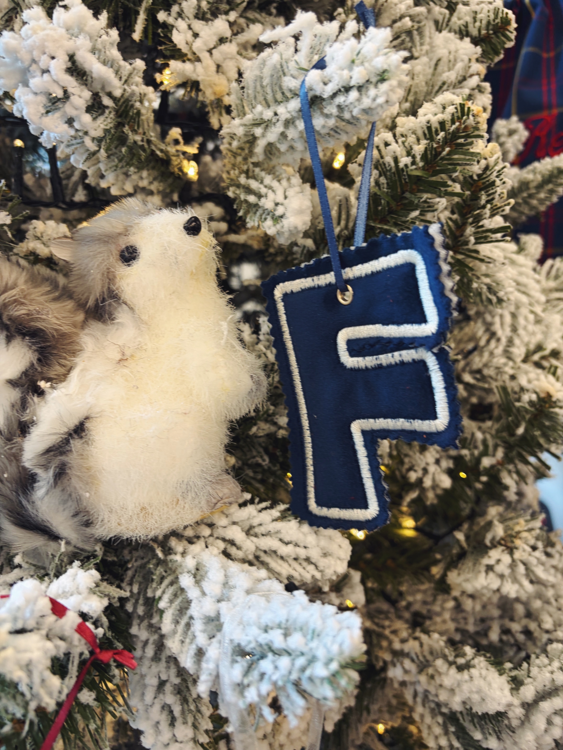 LETTERA per ALBERO di NATALE - VELLUTO