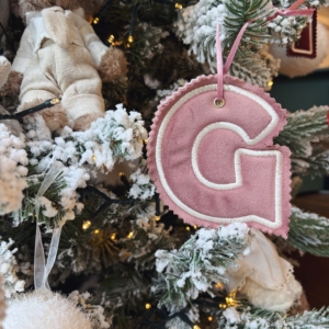 LETTERA per ALBERO di NATALE - VELLUTO