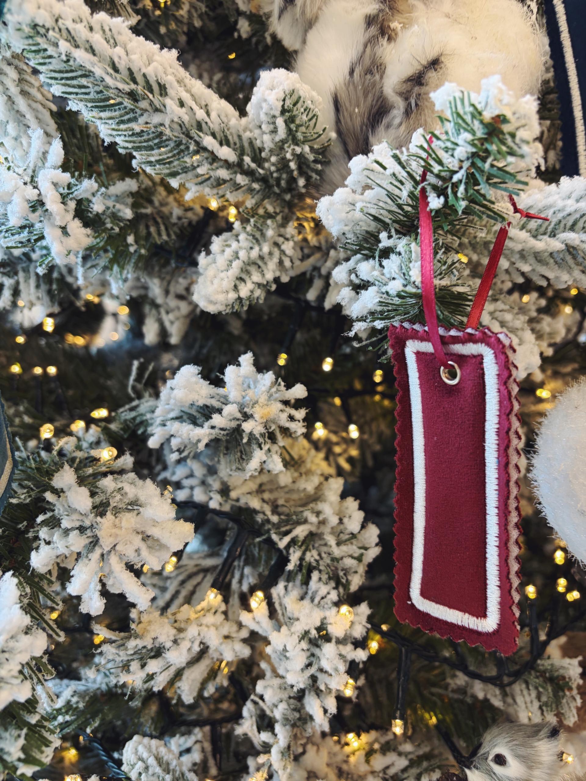 LETTERA per ALBERO di NATALE - VELLUTO