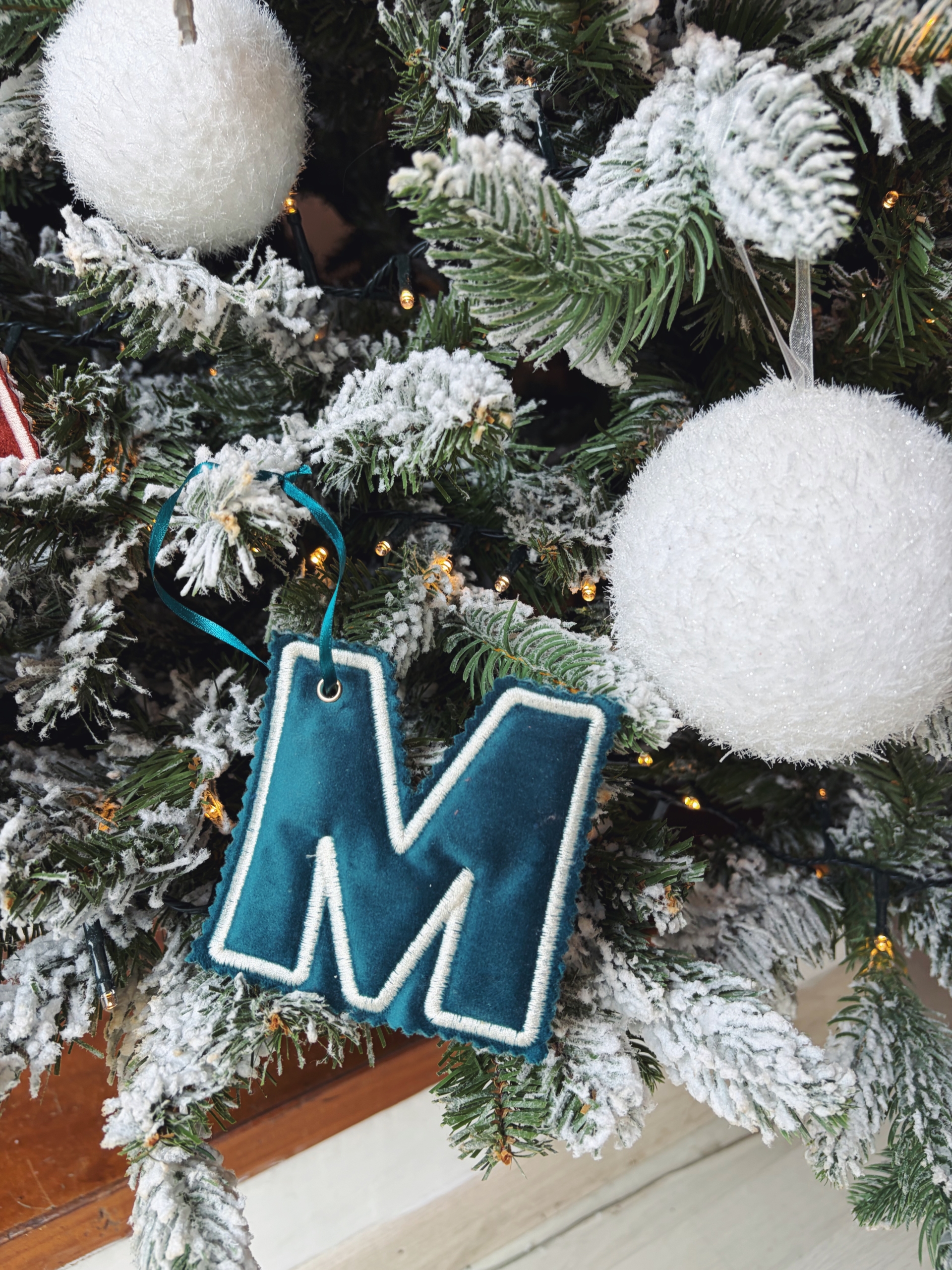 LETTERA per ALBERO di NATALE - VELLUTO