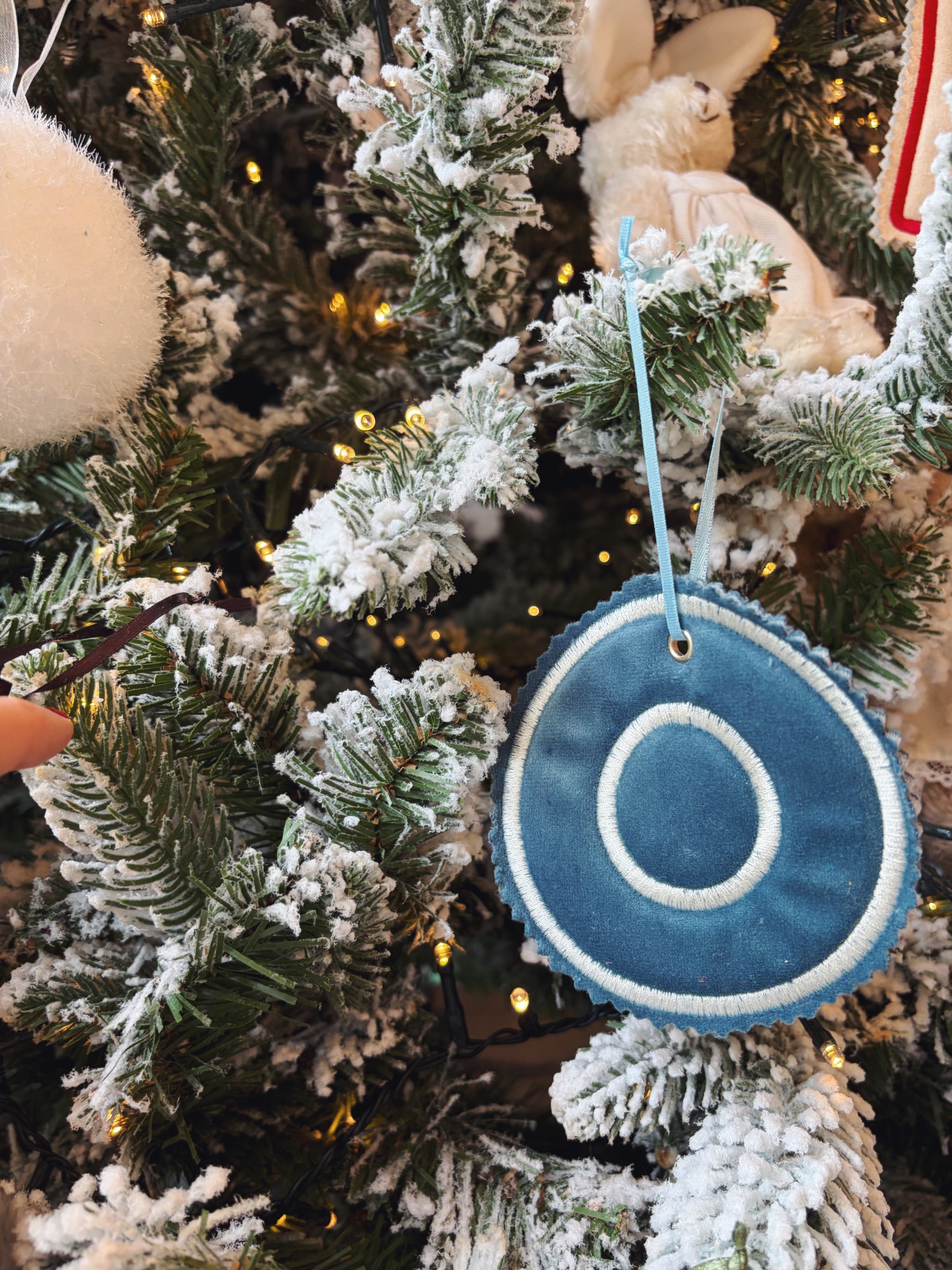 LETTERA per ALBERO di NATALE - VELLUTO