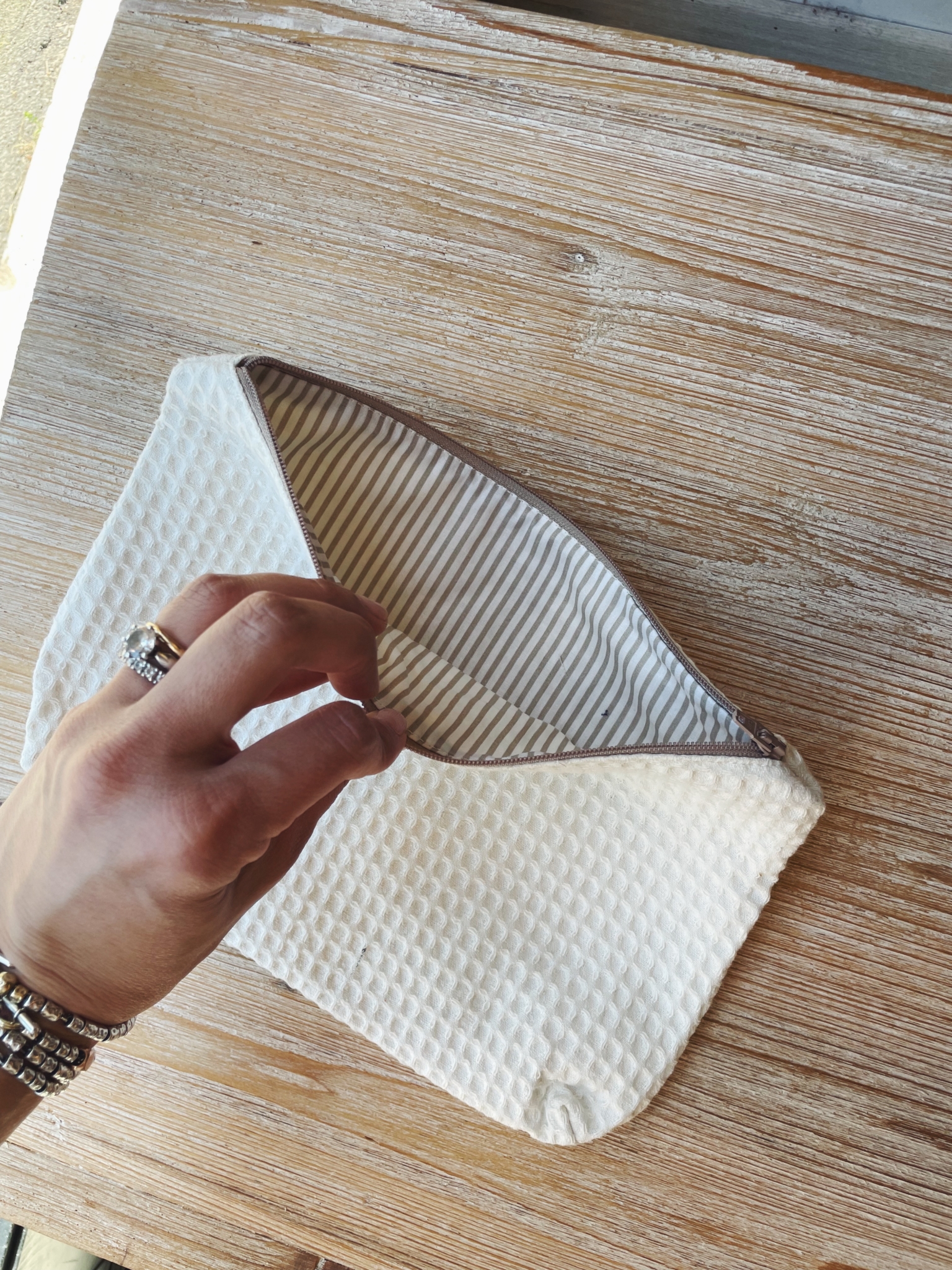 POCHETTE FELIX IN NIDO D'APE