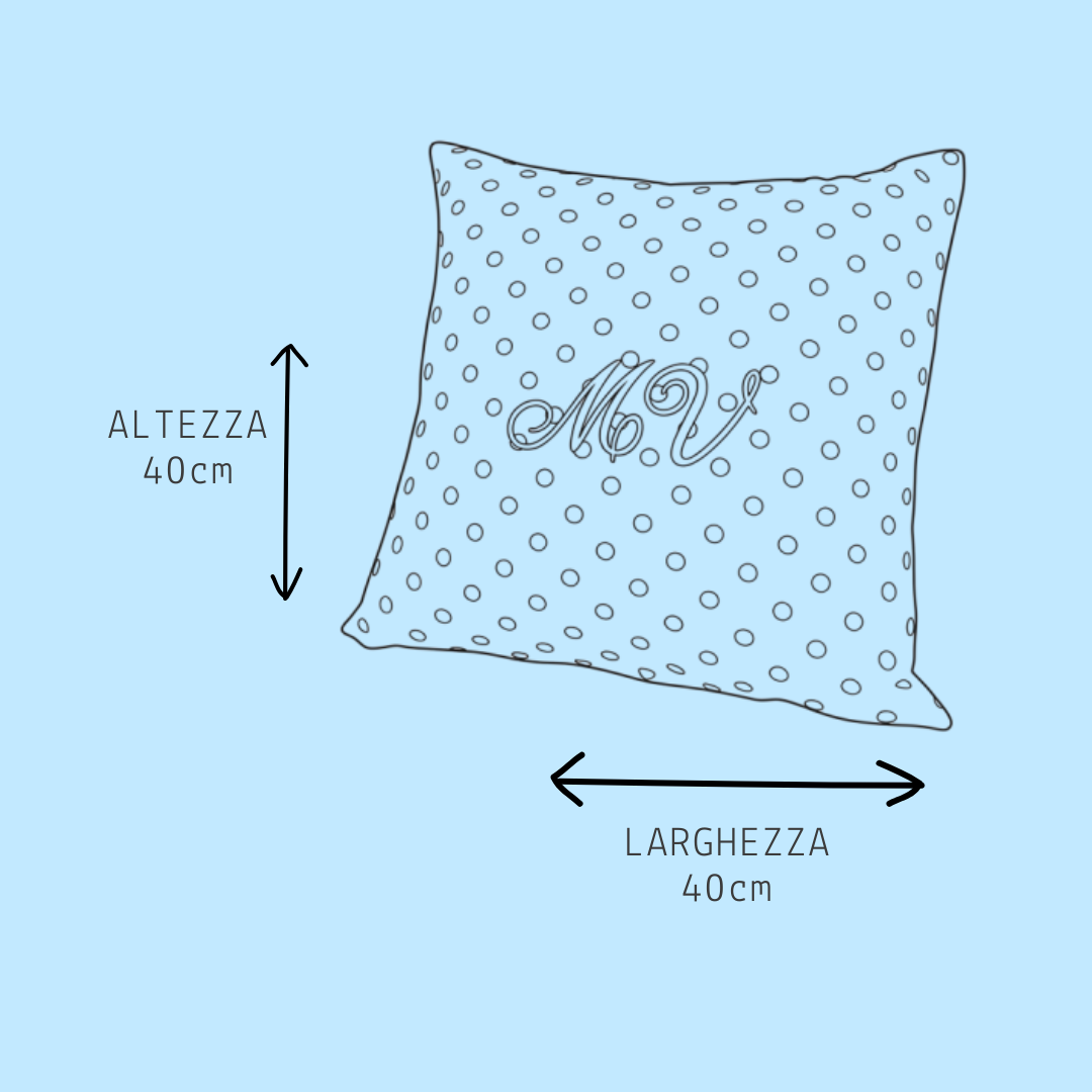 CUSCINO IN COTONE FANTASIA