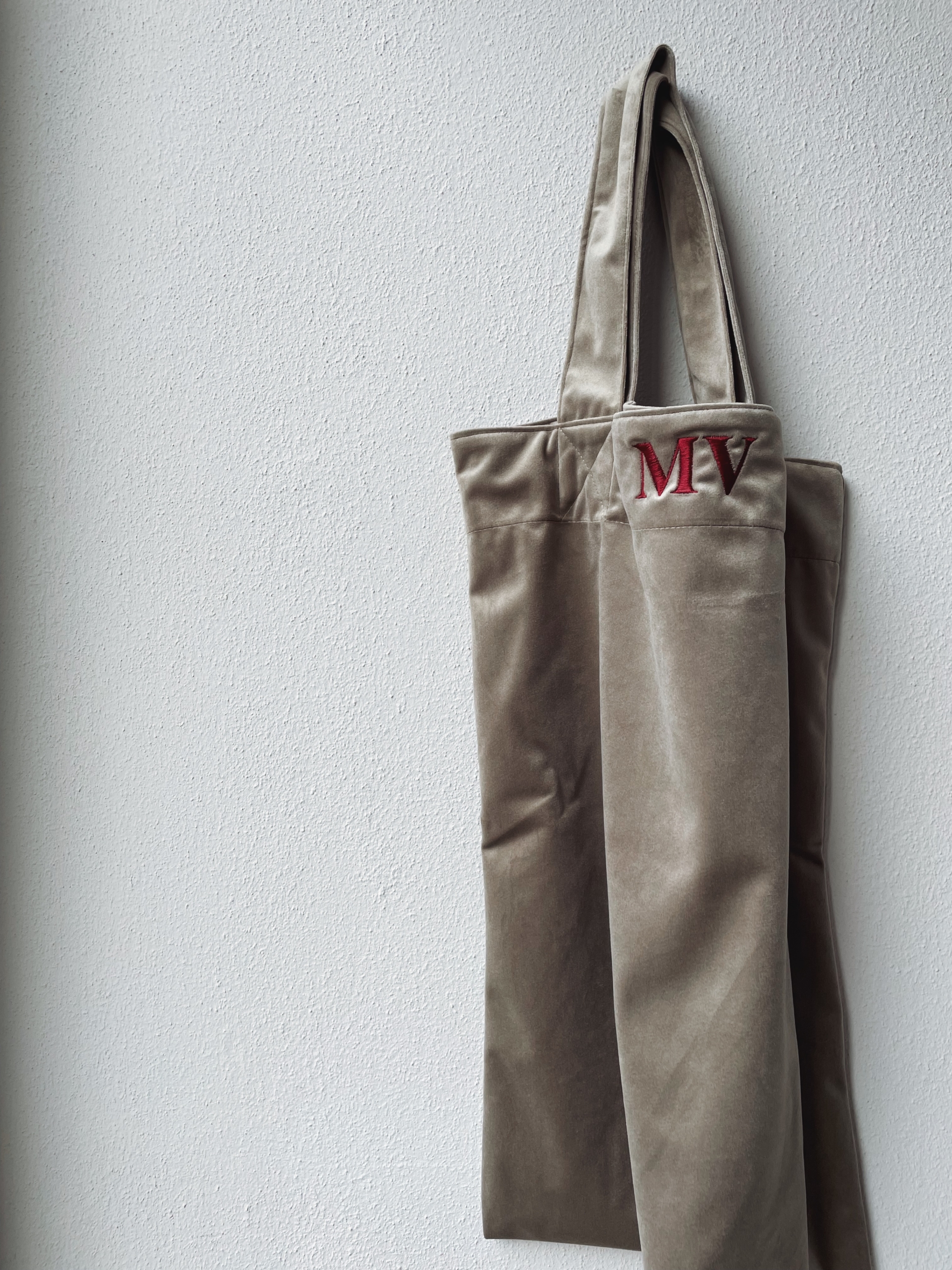 TOTE BAG IN VELLUTO
