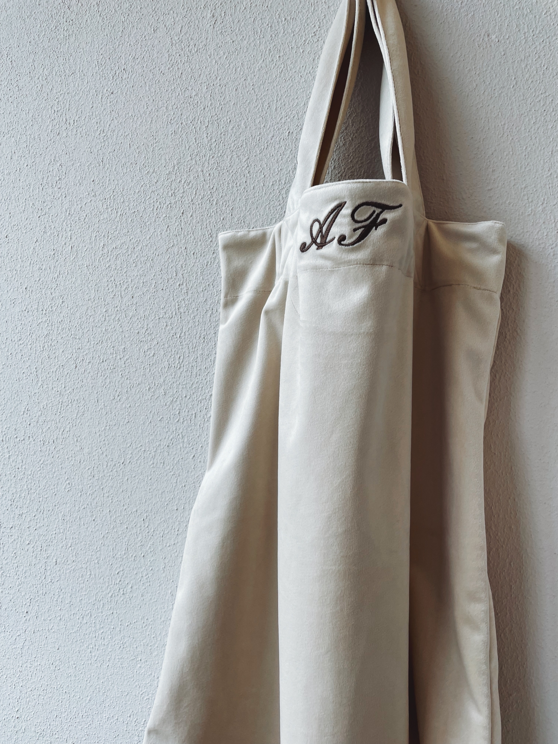 TOTE BAG IN VELLUTO