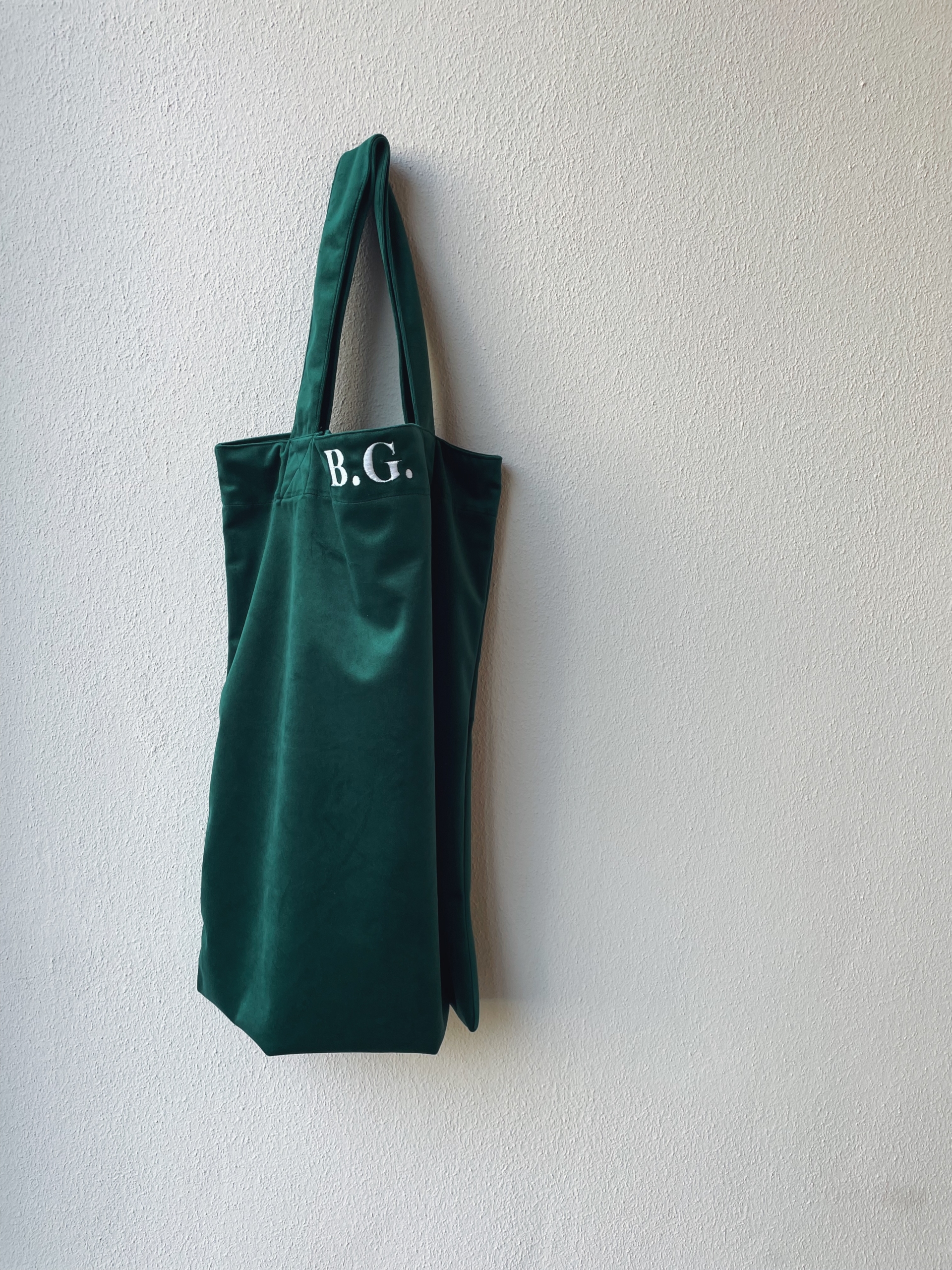 TOTE BAG IN VELLUTO