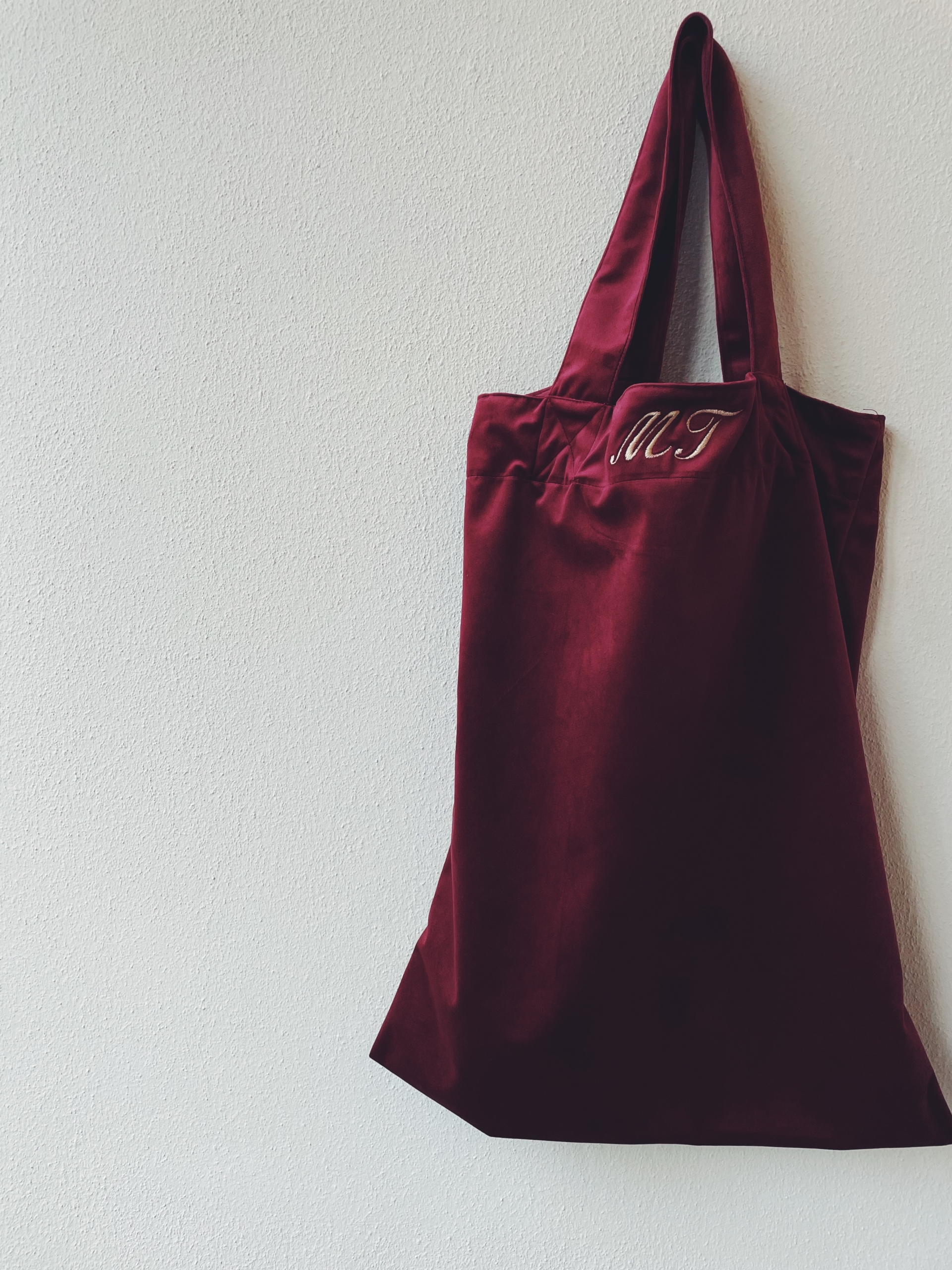 TOTE BAG IN VELLUTO