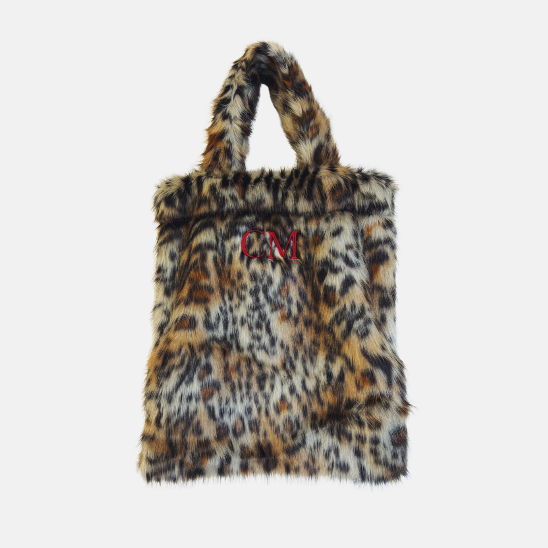 TOTE BAG IN PELLICCIA - LEOPARDATA