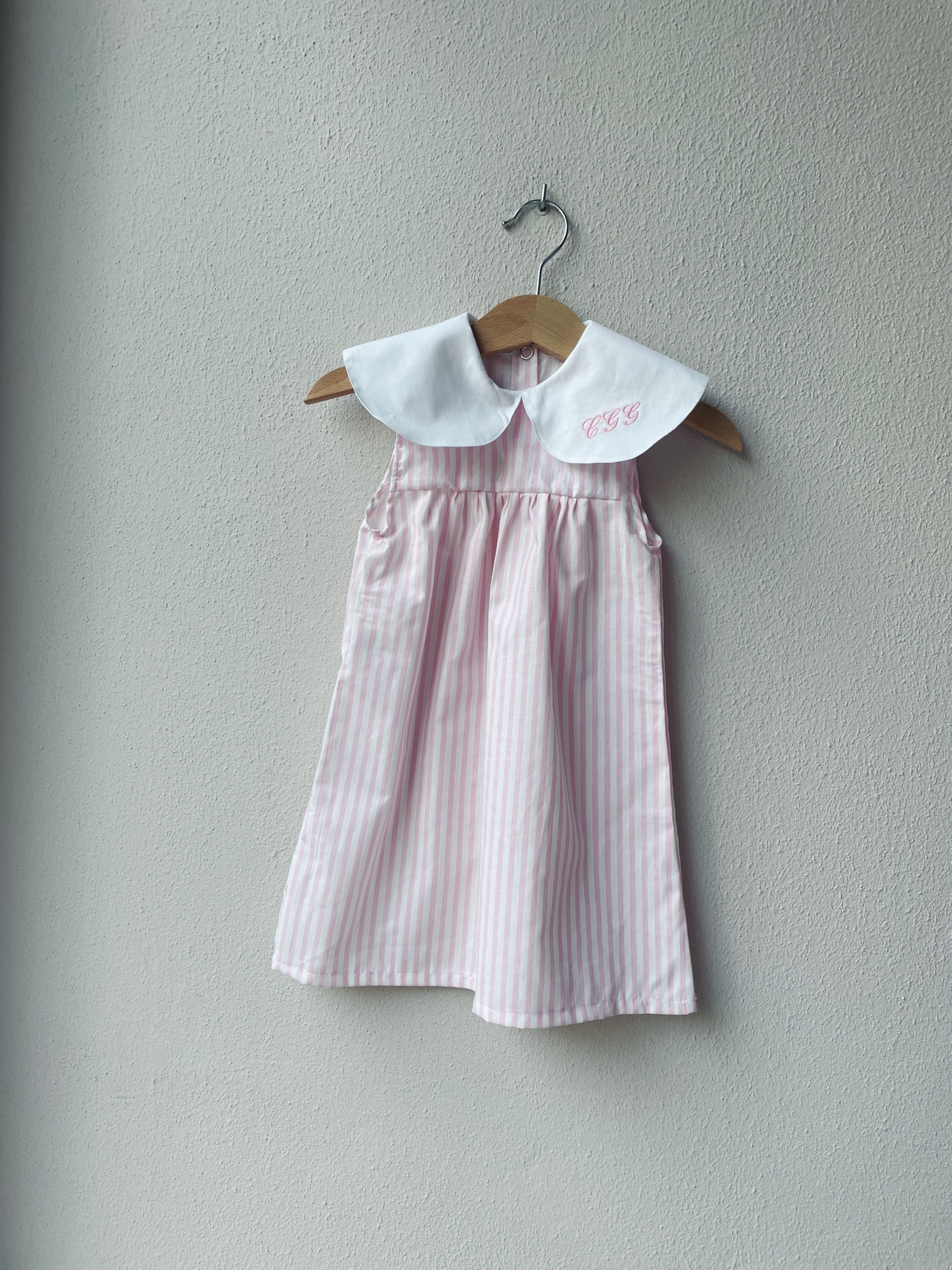 VESTITO MAXI COLLETTO IN COTONE FANTASIA