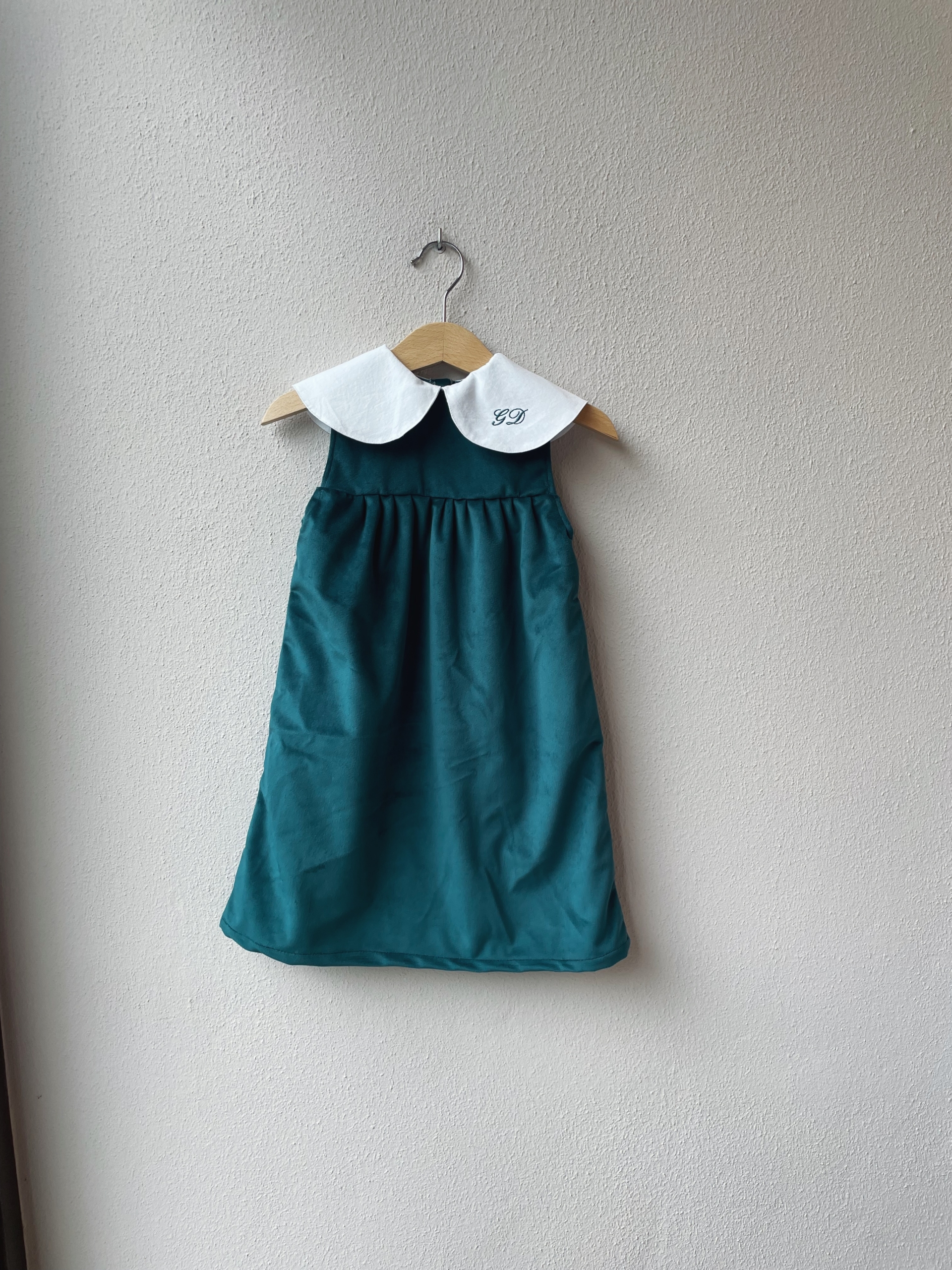 VESTITO SCAMICIATO MAXI COLLETTO IN VELLUTO