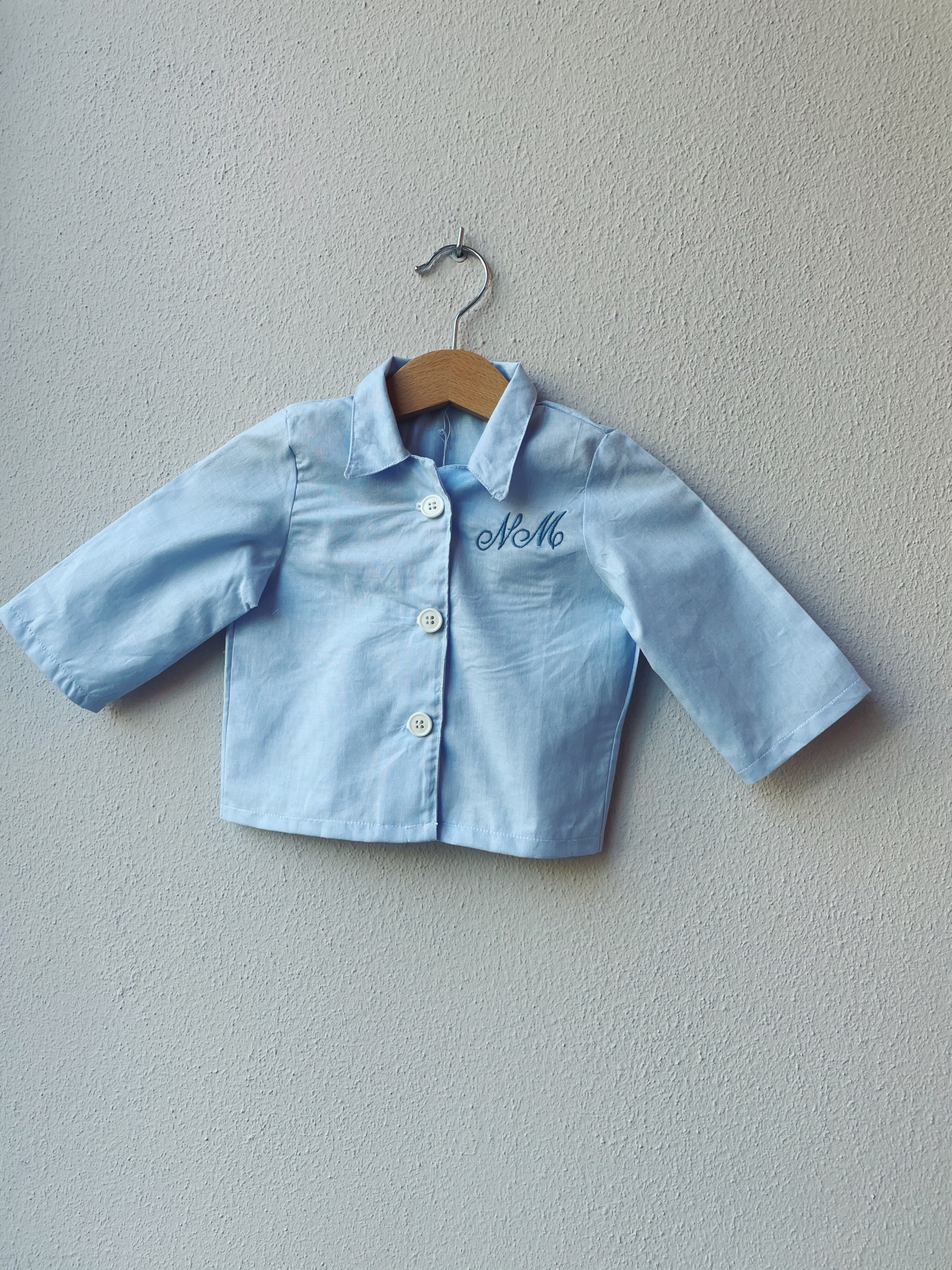 CAMICIA IN COTONE TINTA UNITA