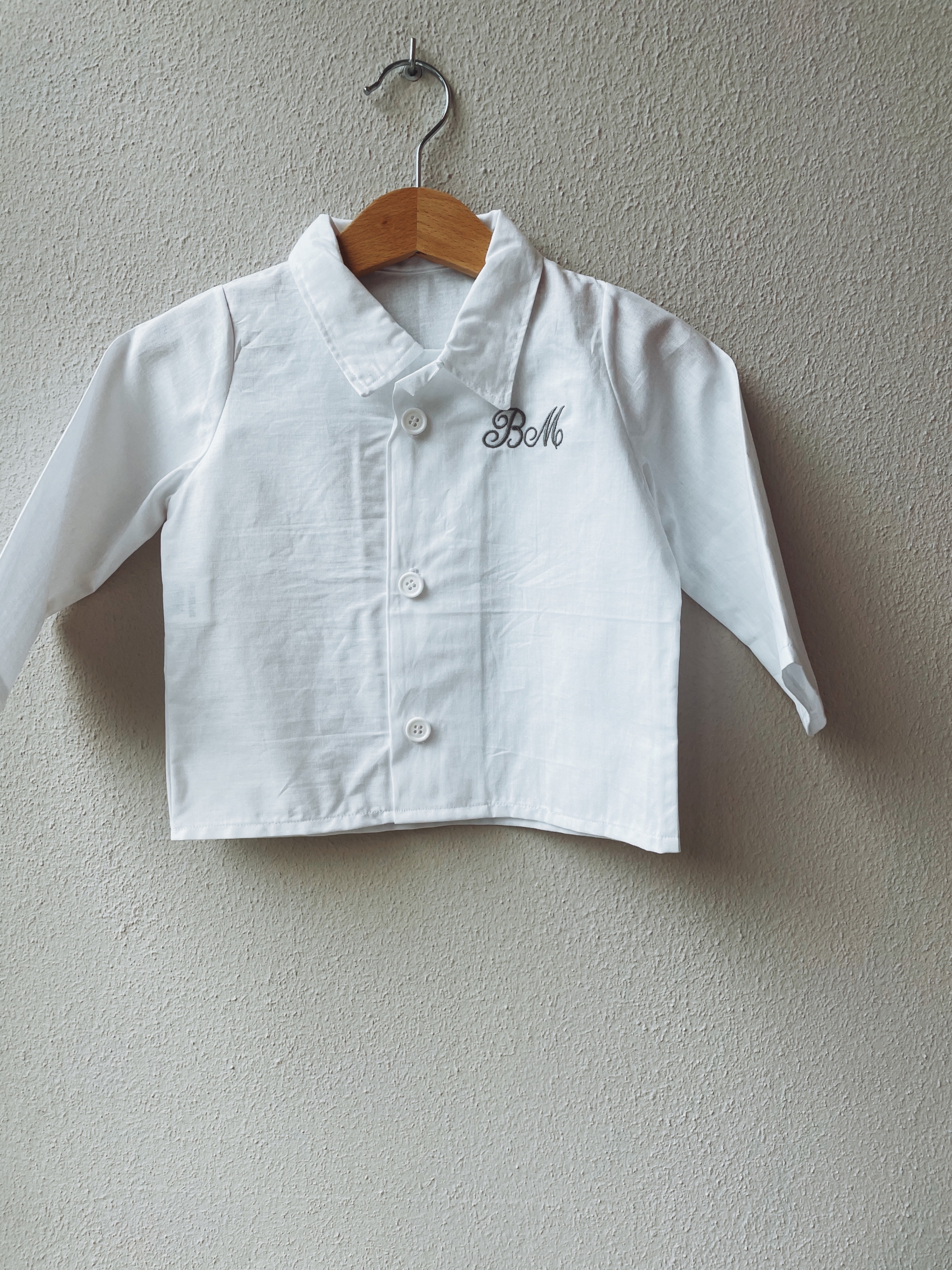 CAMICIA IN COTONE TINTA UNITA
