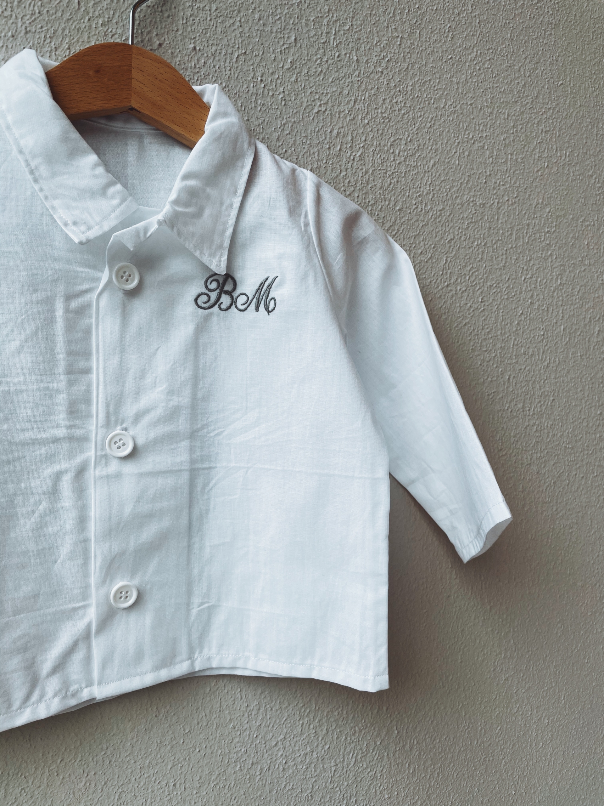 CAMICIA IN COTONE TINTA UNITA