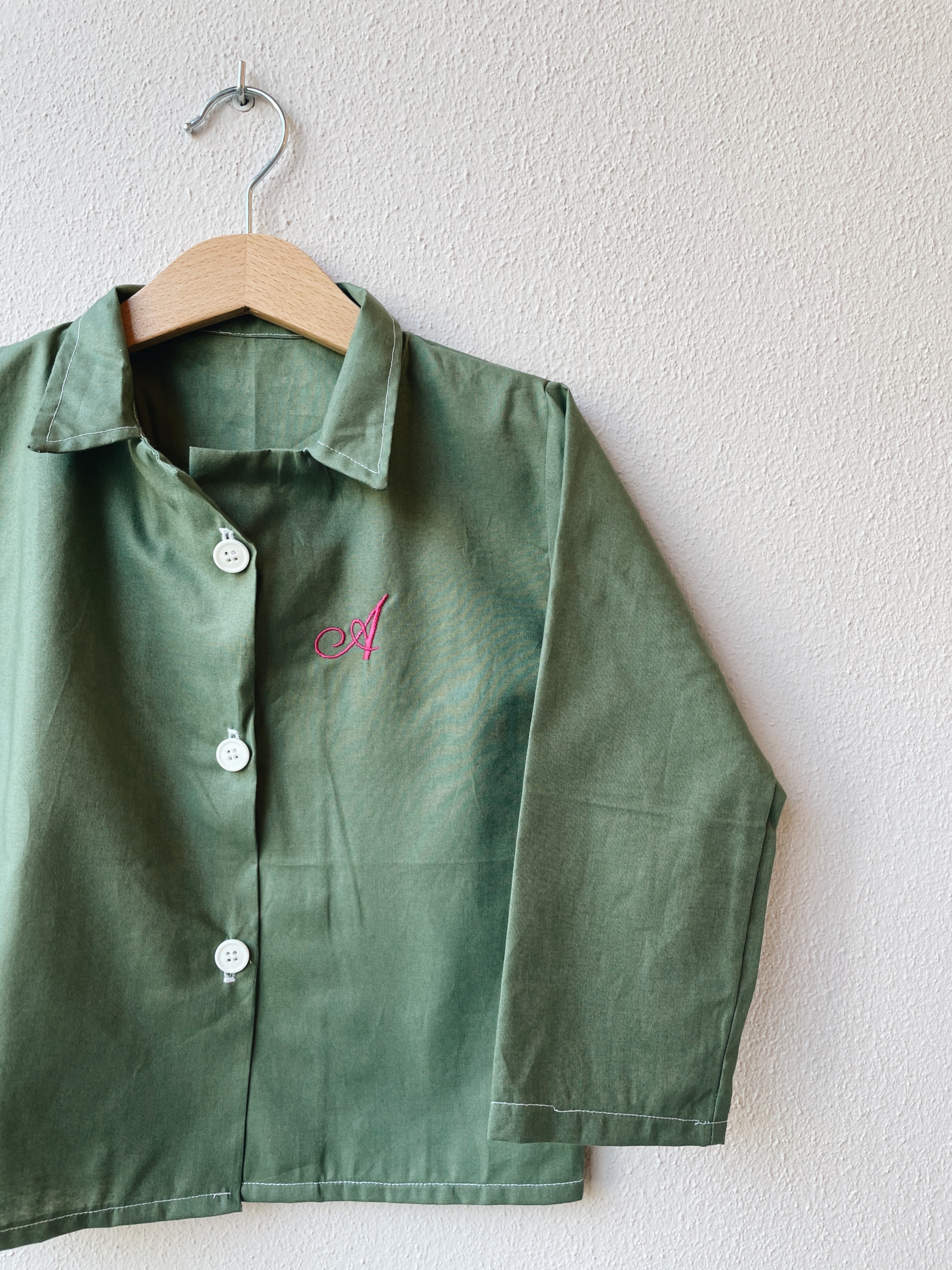 CAMICIA IN COTONE TINTA UNITA